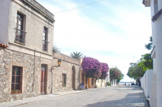 The streets of Colonia del sacramento, Uruguay, South America