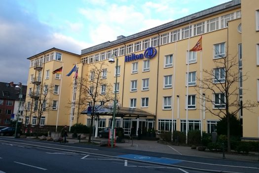 Entrance of the Hilton Bonn